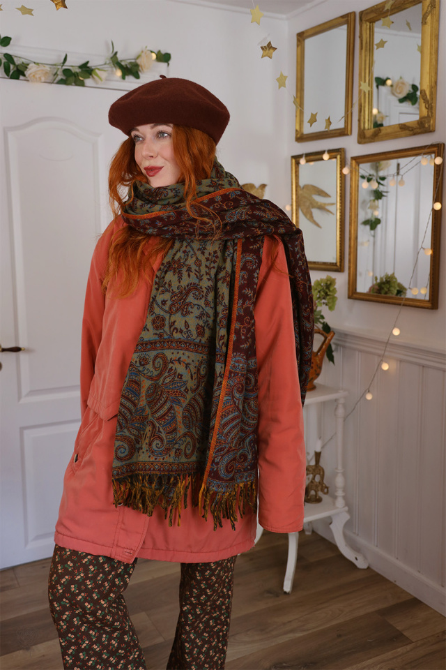 Peachy Autumn Vintage Jacket | L