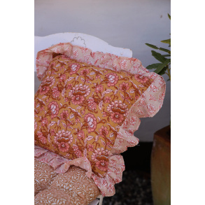 Spring Blossom Frilly Pillow Covers 
