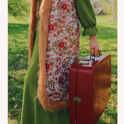 Penny Lane | Faux Fur Embroidery Vest 