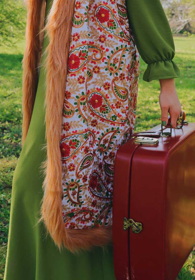 Penny Lane | Faux Fur Embroidery Vest 