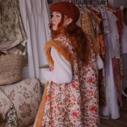 Penny Lane | Faux Fur Embroidery Vest 