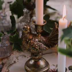Bird on Pedistal Candleholder