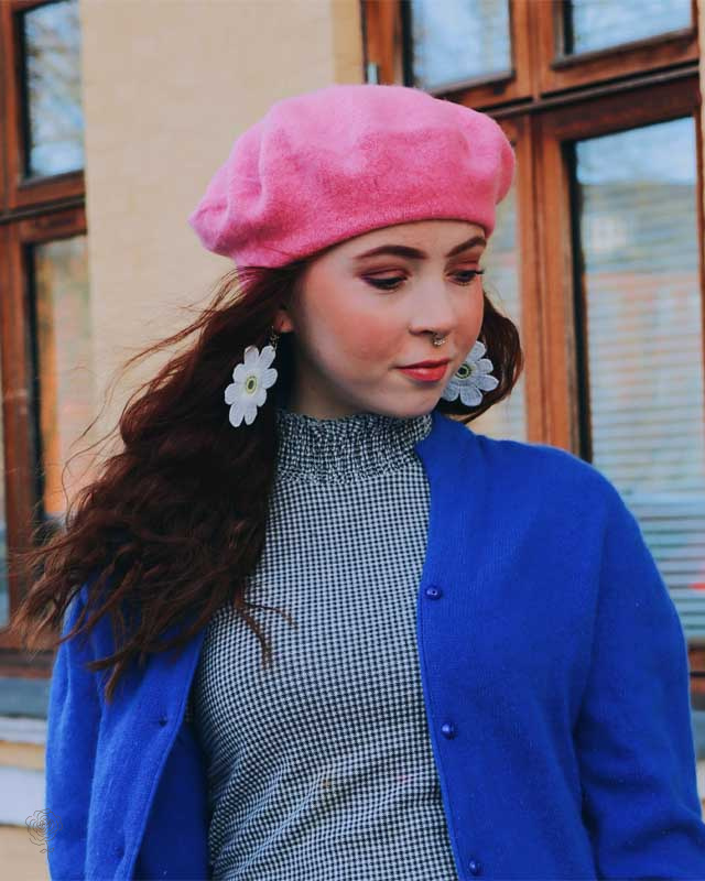 French Kiss Pink Beret 