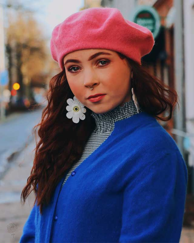 French Kiss Pink Beret 