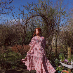 Season Of Lilac Pink Boho Dress 