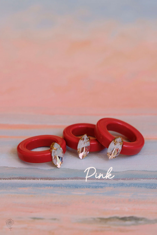 Bold Statement Plastic Rings 