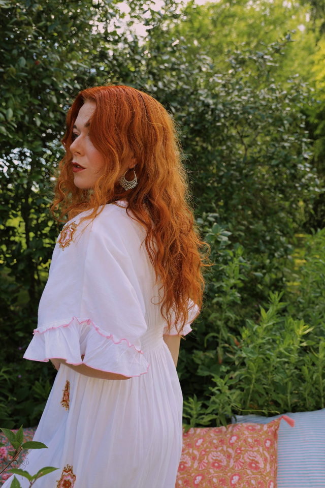 Pink Boho Sola Maxi Dress 