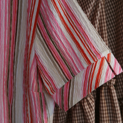 Pink Striped Vintage Top | M