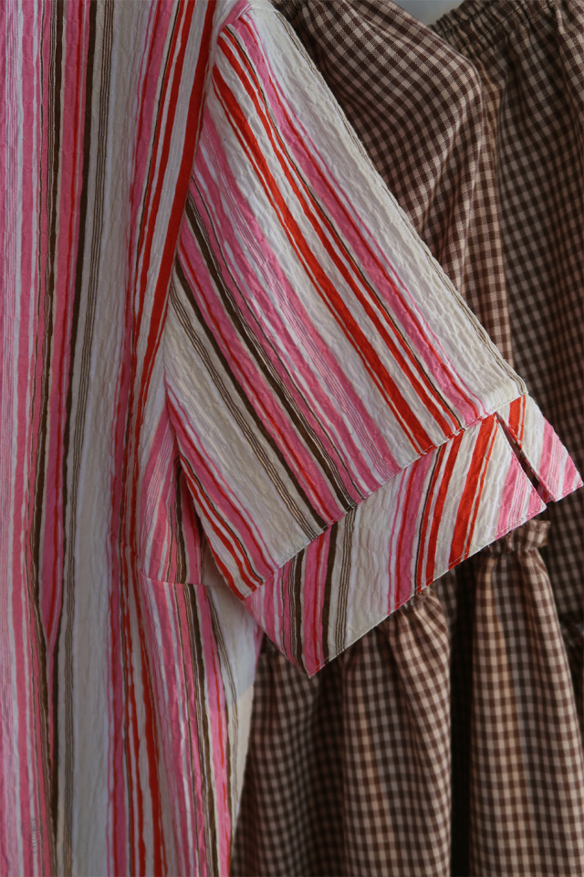 Pink Striped Vintage Top | M