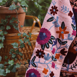 Pink Suzani Floral Jacket 