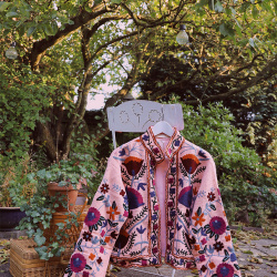 Pink Suzani Floral Jacket 