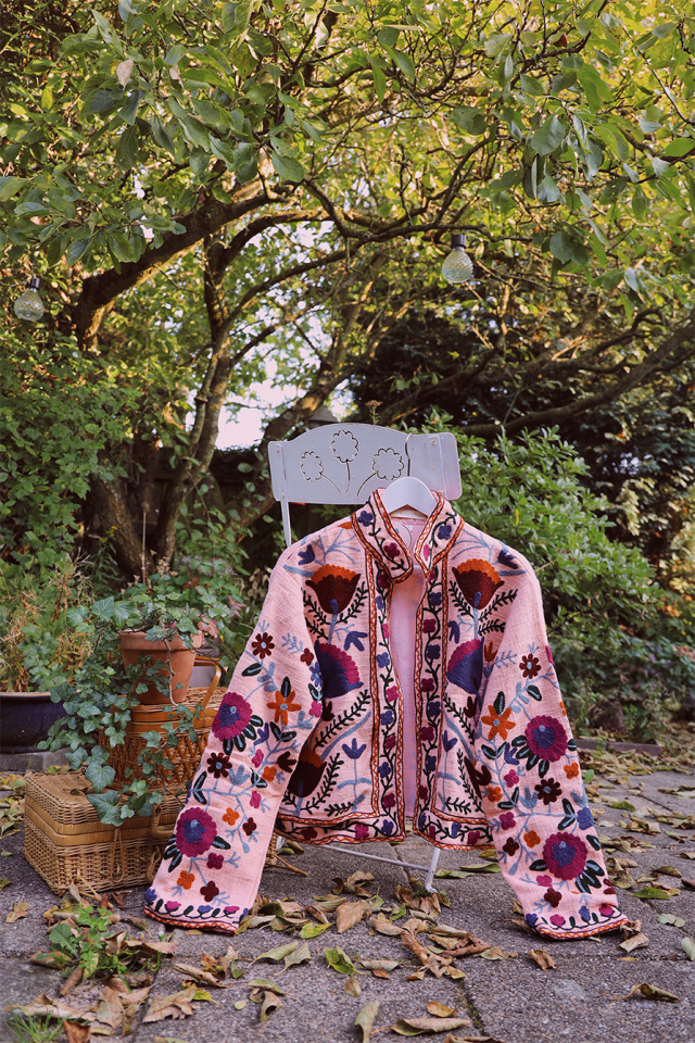 Pink Suzani Floral Jacket 