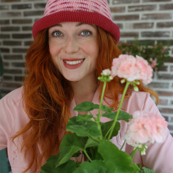 Pink Handmade Knitted Hat | L