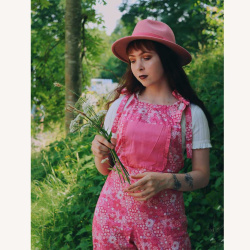 Pink Yvonne Dungarees