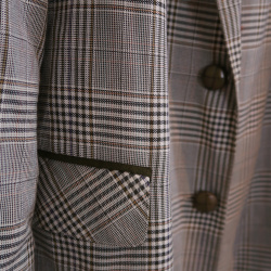 Brown Plaid Vintage Blazer | L