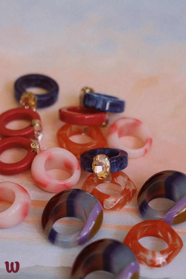 Bold Statement Plastic Rings 