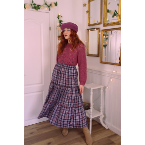 Plum Pink Handmade Sweater | S