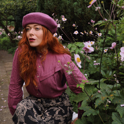 Plum Season Cotton Blouse 