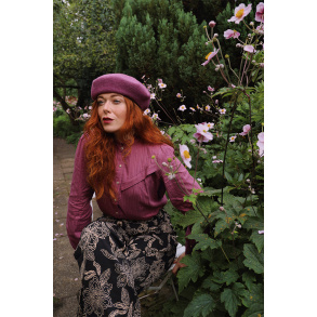 Plum Season Cotton Blouse 