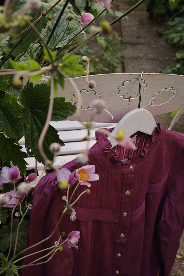 Plum Season Cotton Blouse 