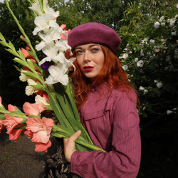 Plum Season Cotton Blouse 