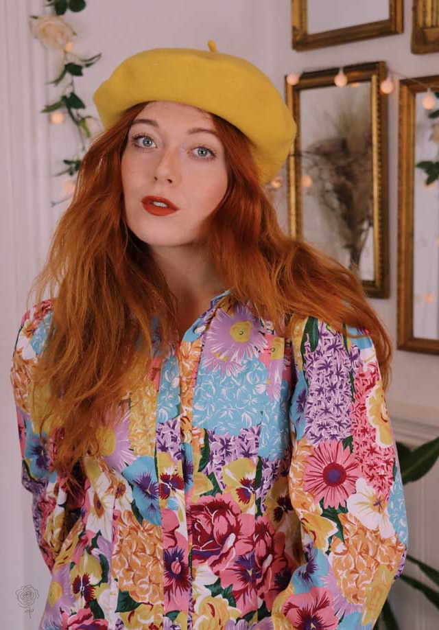 Pure Sunshine Yellow Beret 