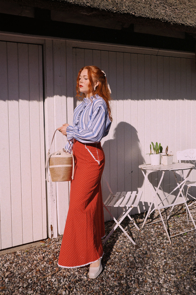 Raffia Spring Blossom Bag 