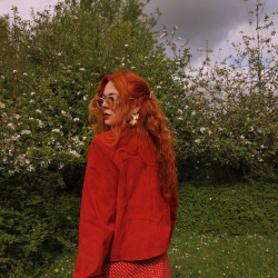 Red Country Embroidered Leather Vintage Jacket | M