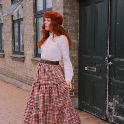 【Raucohouse】Selby check maxi skirt Selby check maxi skirt - Raucohouse | 60% - Asian Fashion