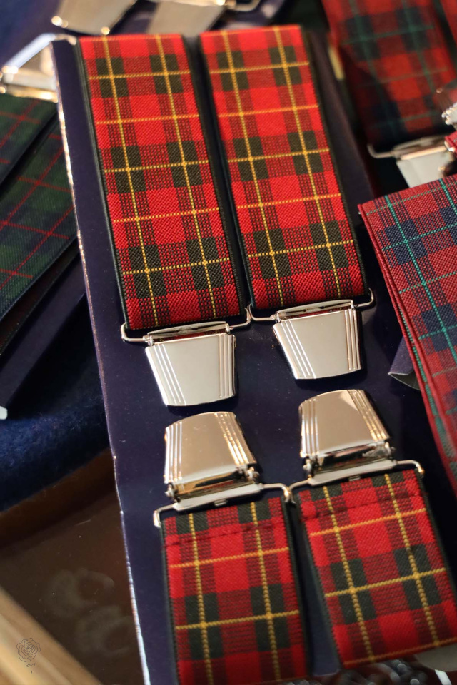 Retro Inspired Plaid Braces