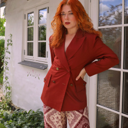 Redish Brown Vintage Blazer | S