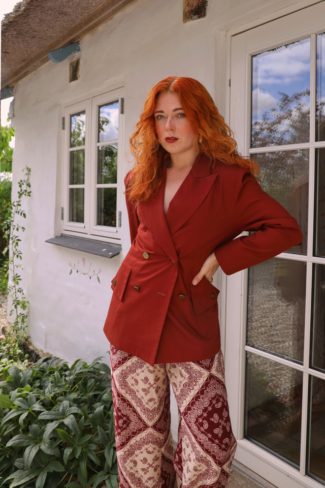 Redish Brown Vintage Blazer | S