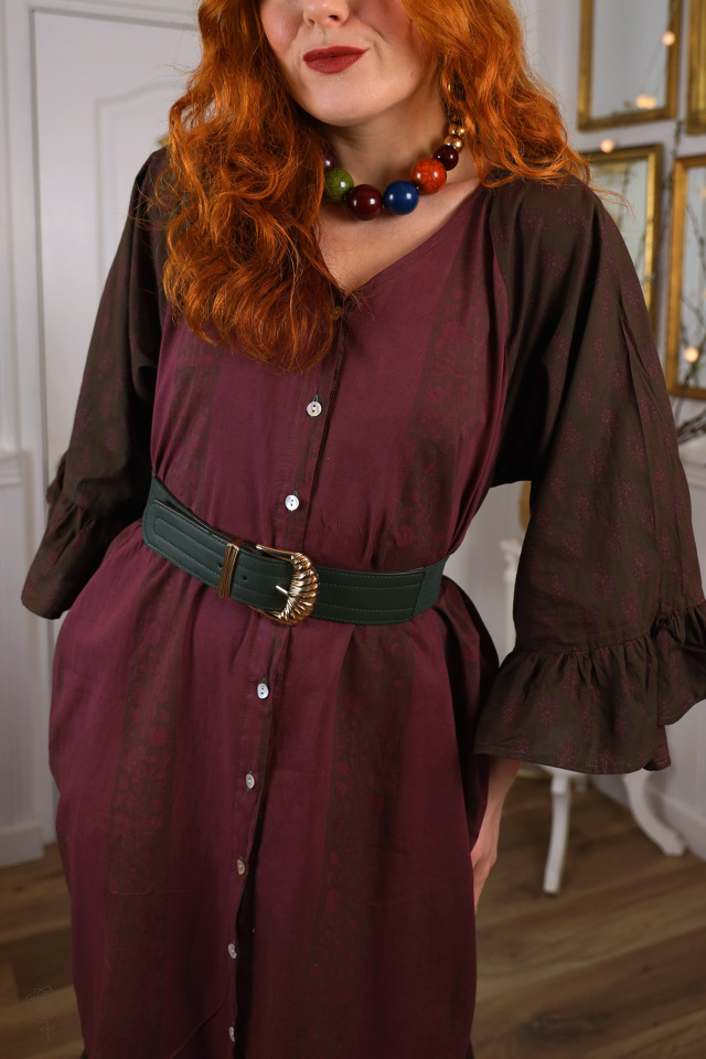 Redyed Burgundy Unnamed Dress Design | L