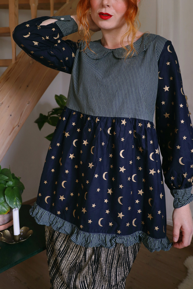 Redyed Starry Night Mini Dress | S