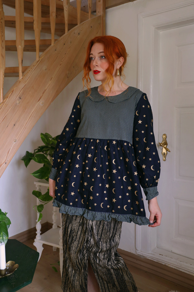 Redyed Starry Night Mini Dress | S