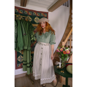 Stunning Sand Cottagecore Vintage Skirt | S