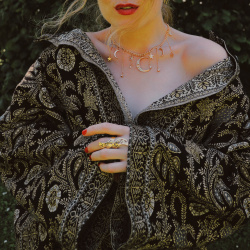 Luna Statement Brass Ring 