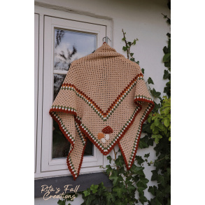 Rita's Mushroom Crochet Shawl 