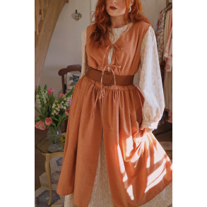 Rita's Clay Pinafore Recycled Dress | L/XL