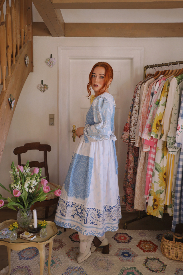 Rita's Greek Sun Recycled Dress | S