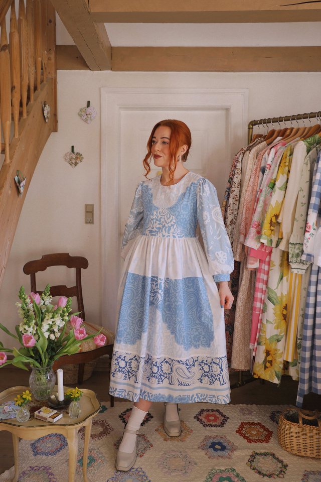 Rita's Greek Sun Recycled Dress | S