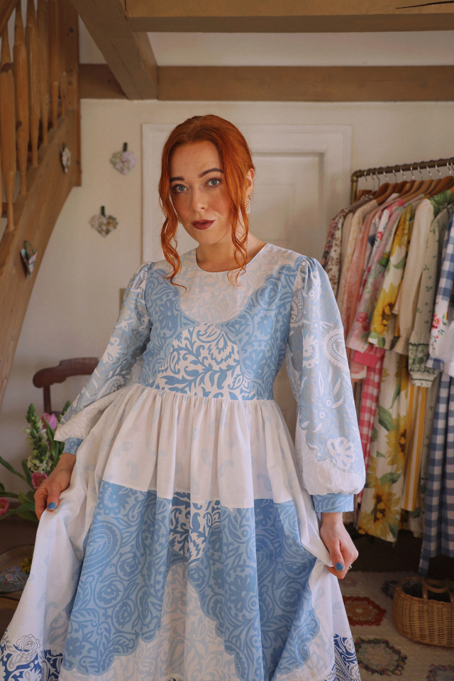 Rita's Greek Sun Recycled Dress | S