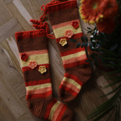 Rita's Thick Handmade Crochet Socks | EU 37/38