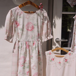 Rita's Pink Rose Summer Dress | M/L