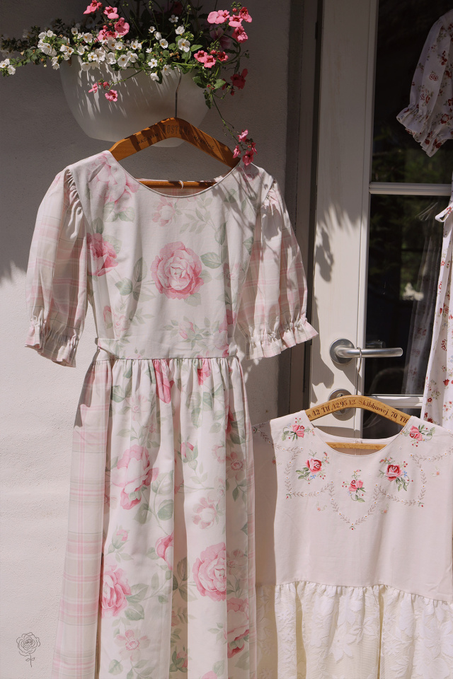 Rita's Pink Rose Summer Dress | M/L