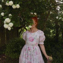 Rita's Pink Rose Summer Dress | M/L