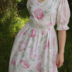 Rita's Pink Rose Summer Dress | M/L