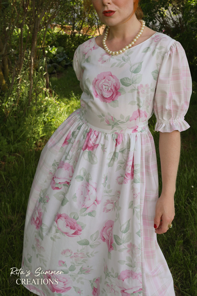 Rita's Pink Rose Summer Dress | M/L