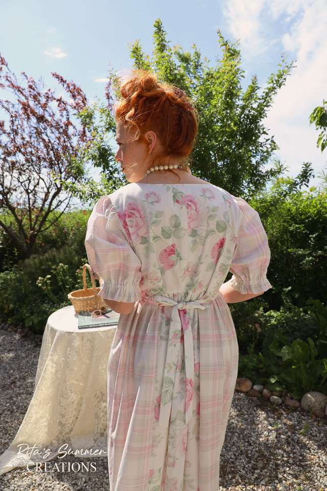 Rita's Pink Rose Summer Dress | M/L