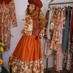Rita's Fall Fantastic Upcycled Dress | S